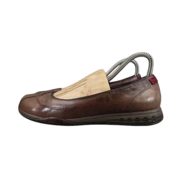 Merrell Shoes Womens 7 Ballet Flat Active Fashion Leather Comfort Charm Espresso - Picture 2 of 12